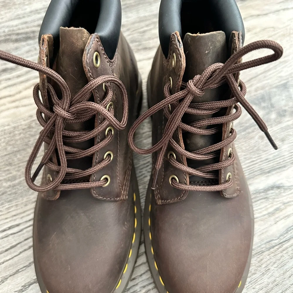 NWOT Doc Dr Martens Crazy Horse 939 Ben Boot Size 6M/7W Brown Durable Boot - Picture 5 of 10